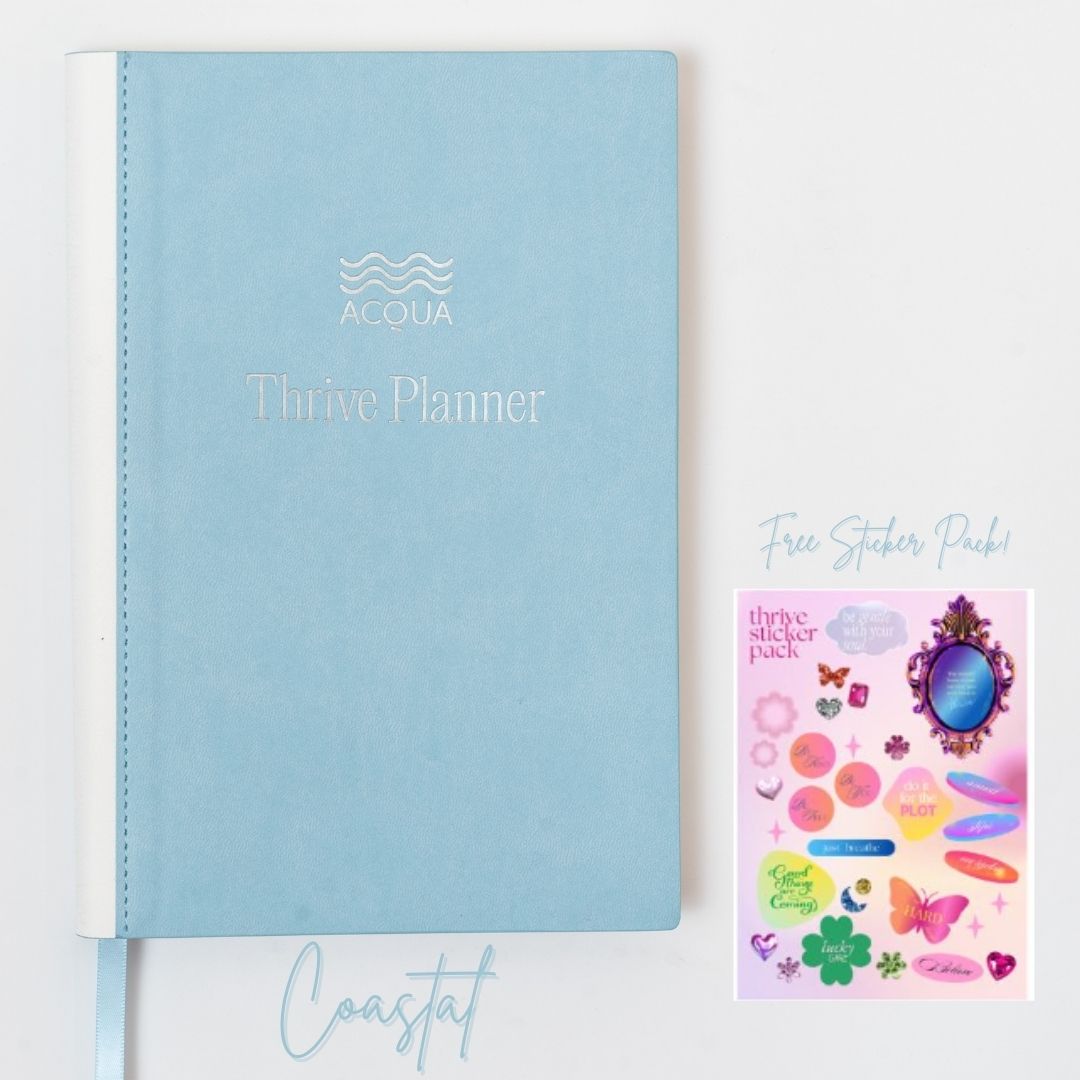 Acqua Thrive Planner Coastal Blue